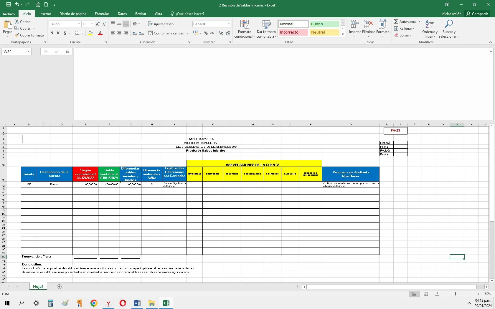 planilla excel auditoria stock - Cómo bajar la planilla de Excel