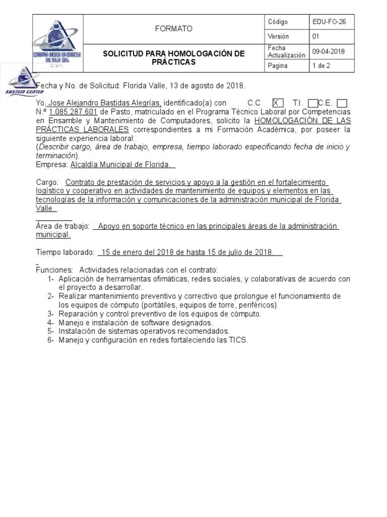 homologación de practicas salud auditoria - Cómo es el proceso de homologación