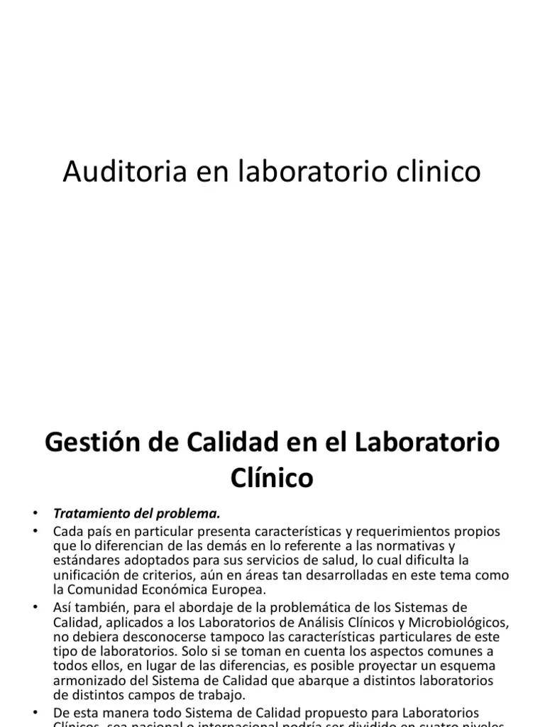 informe de auditoria en un laboratorio clinico - Cómo hacer un resumen de una práctica de laboratorio