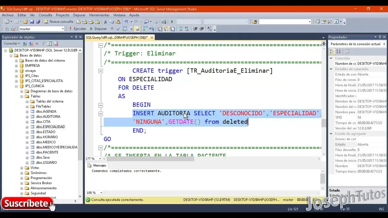 crear tabla auditoria update sql - Cómo hacer un UPDATE en SQL Server