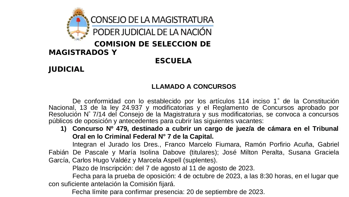 poder judicial bariloche concurso p medico auditor laboral - Cómo inscribirse para trabajar en el Poder Judicial Mendoza