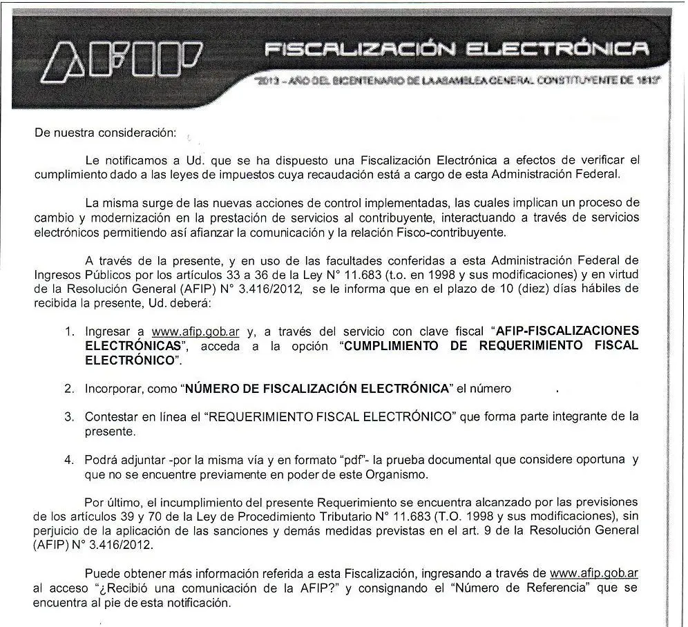 como obtener numero de fiscalizacion electronica afip - Cómo sacar Código fiscal AFIP