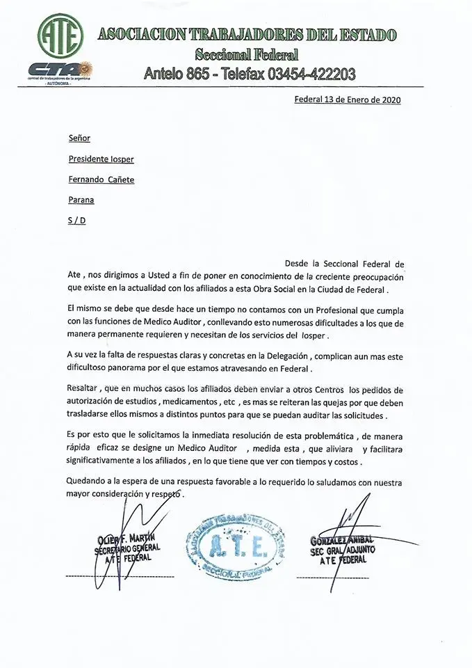 iosper autorizacion medico auditor - Cómo sacar órdenes de IOSPER online