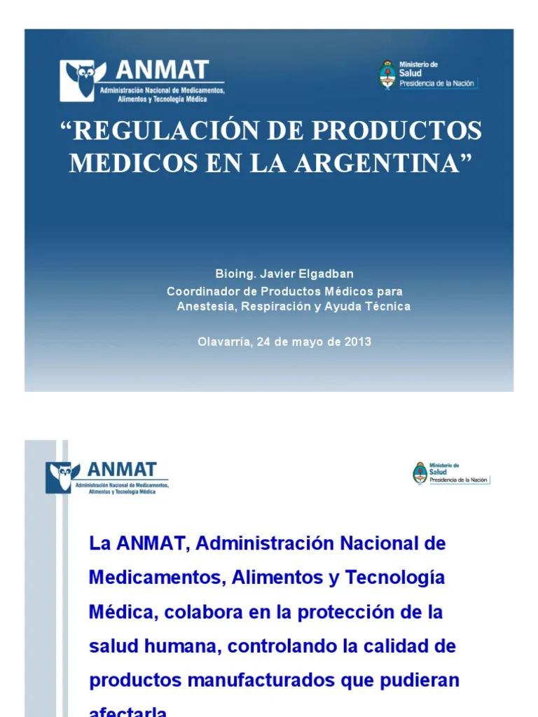 auditoria anmat productos medicos - Cómo se clasifican los productos médicos