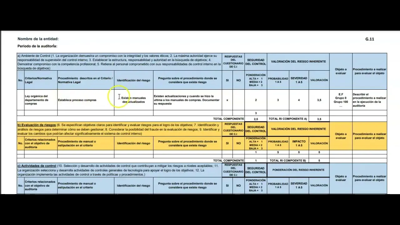 auditoria documentacion apra gestion de riesgos - Cómo se gestiona el riesgo en auditoría
