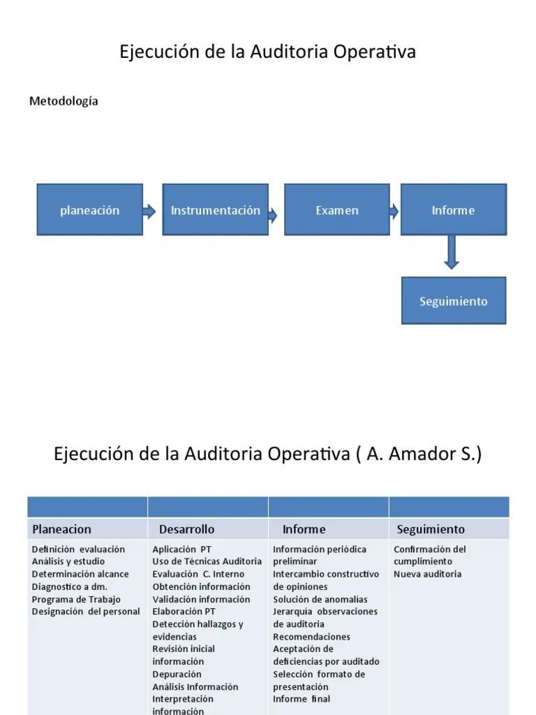 etapas de la auditoria operativa - Cómo se realiza la auditoría operacional