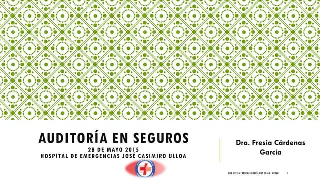 auditoria aplicada a companias de seguro en argentina - Cómo se realiza la auditoría para las compañías de seguros