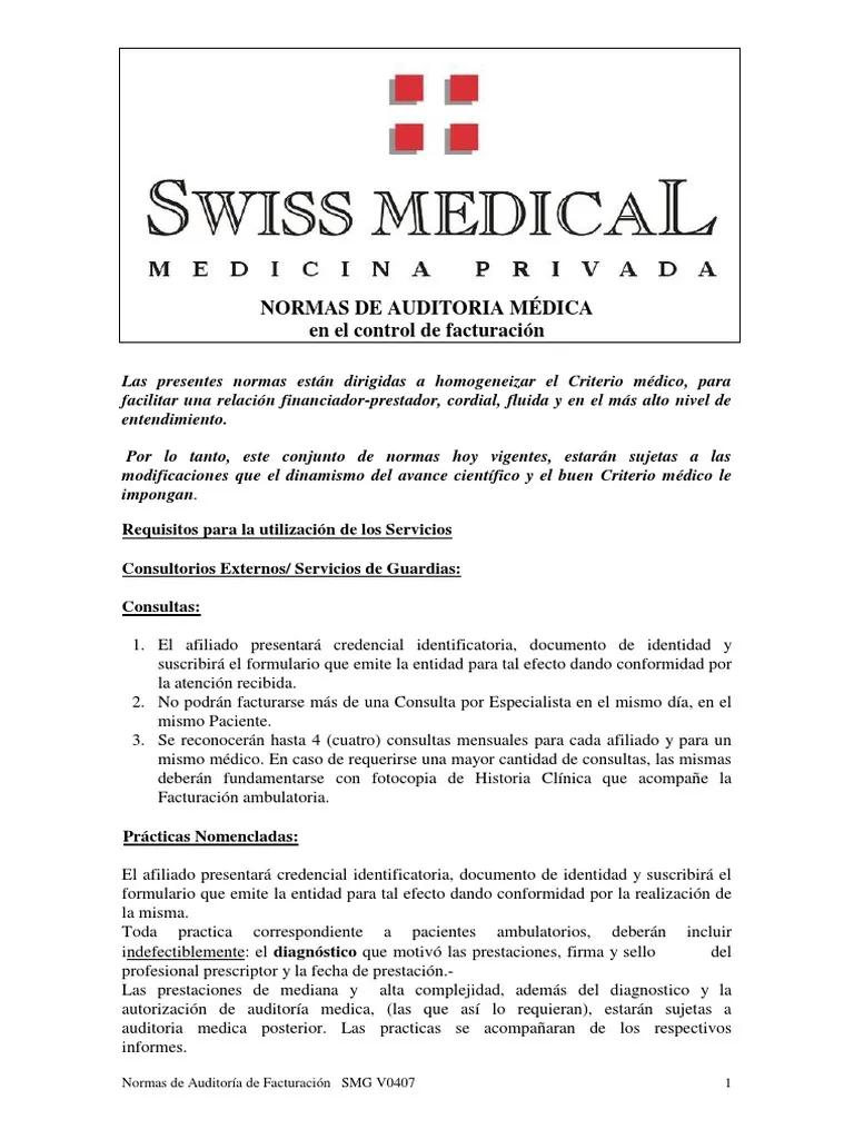 correo auditoria swiss medical - Cuál es el correo de Swiss Medical