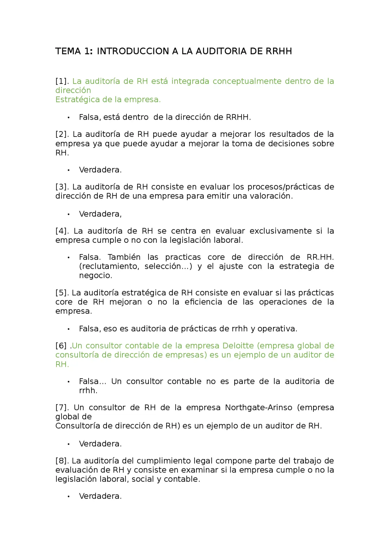 conclusion desempeño como auditor sindio y consultor - Cuál es el papel del consultor en la auditoría administrativa