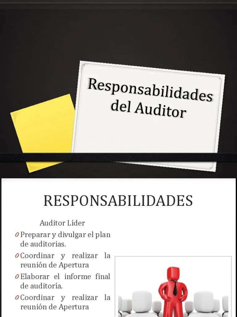 responsabilidad del auditor - Cuál es la responsabilidad legal de un auditor
