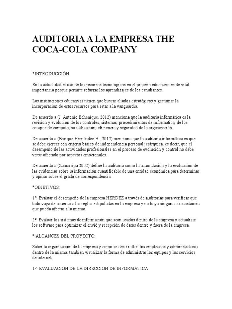 informe del auditor de coca en la india - Cuál es la tasa de interes de Coca-Cola