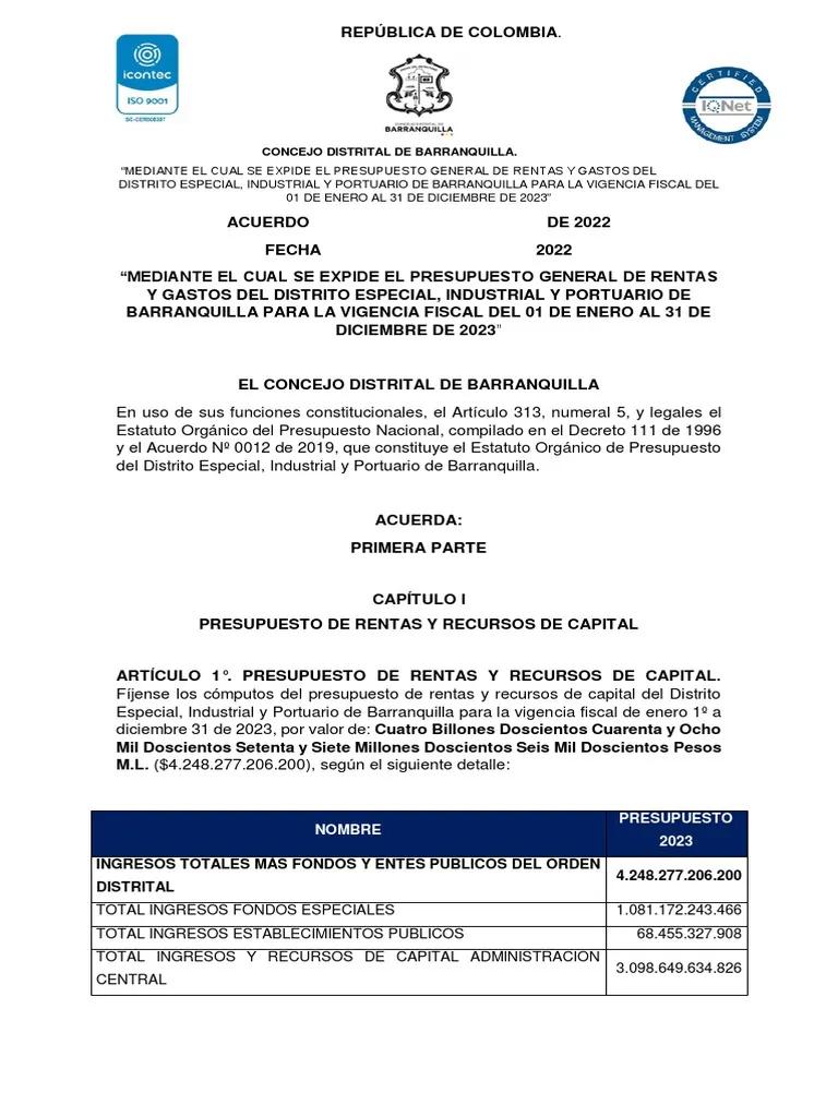 presupuesto de direccion de insdustria y fiscalizacion - Cuáles son los 8 tipos de presupuestos