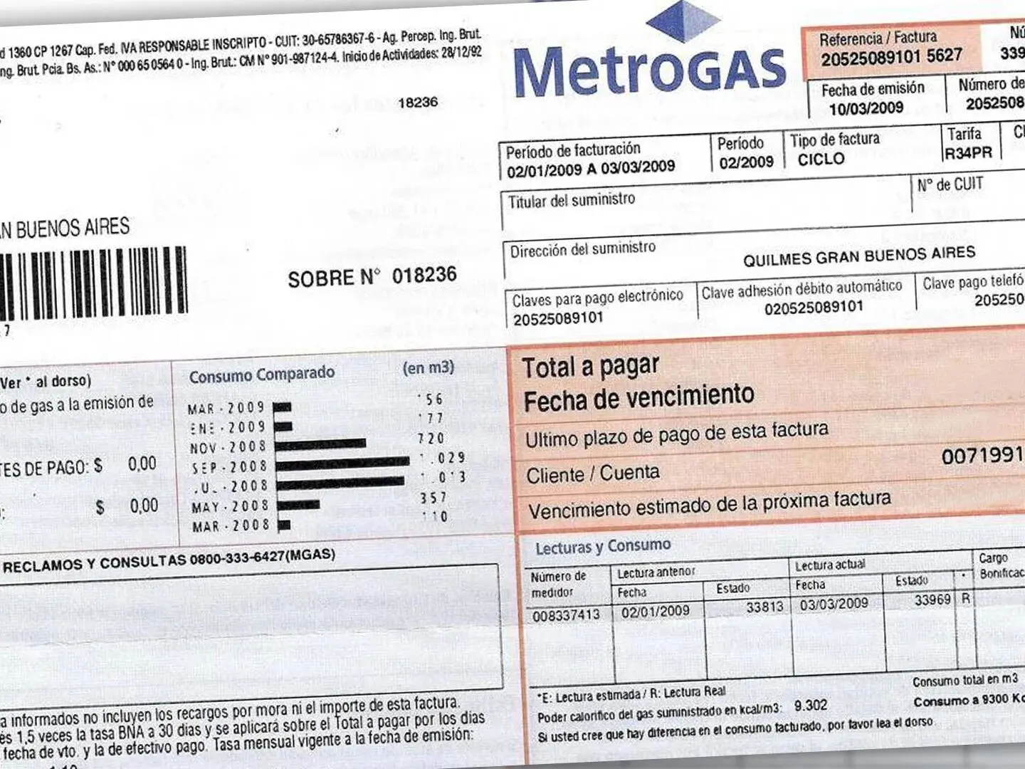 auditoria intena de metrogas puede cortar el servicio - Cuando te pueden cortar el suministro de gas