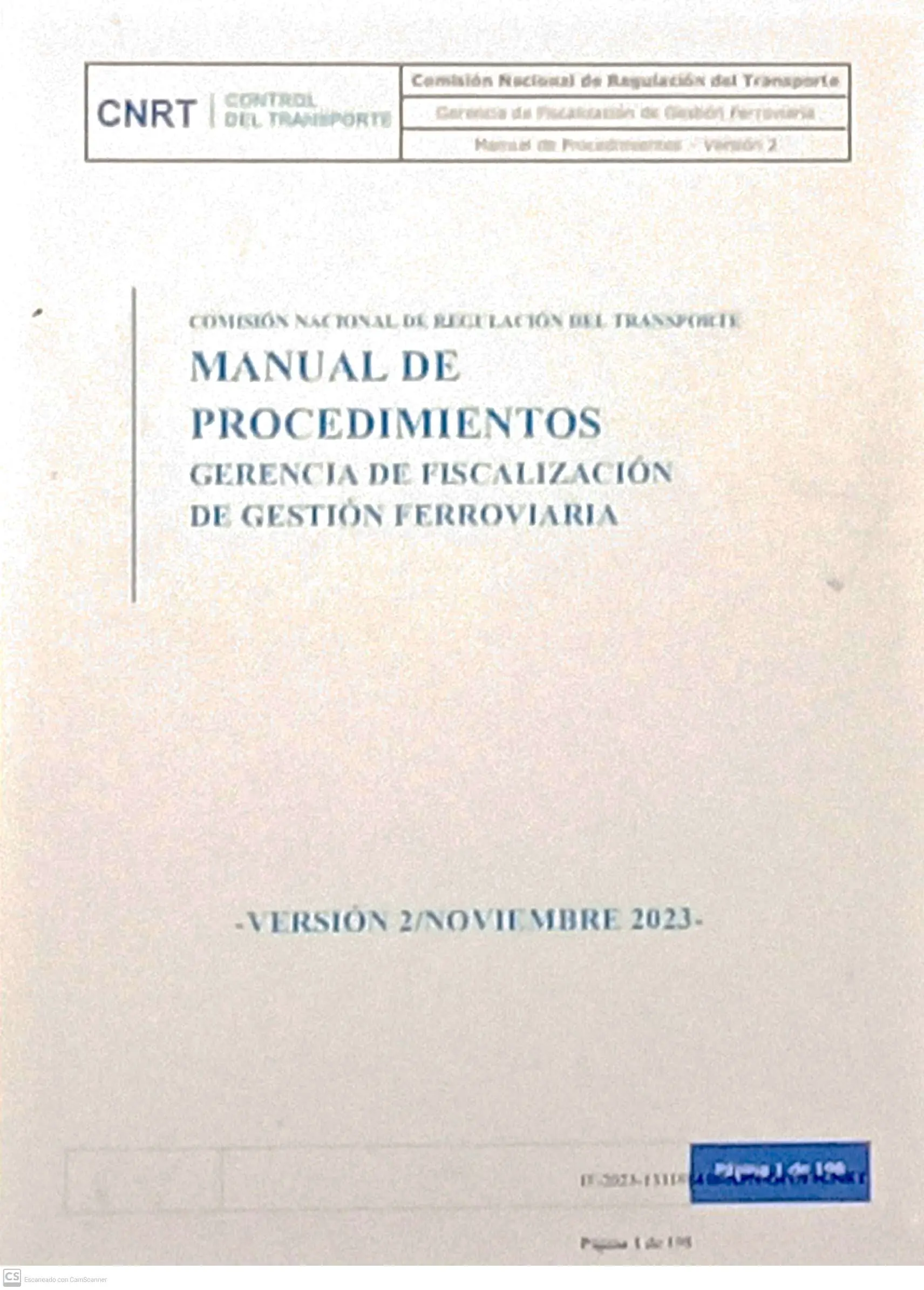 manual de fiscalizacion cnrt - Cuando un vehículo es fiscalizable y cuando no