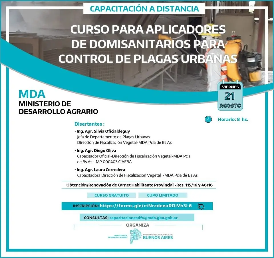 fiscalizacion vegetal provincia cursos - Cuánto cuesta el curso de fitosanitarios
