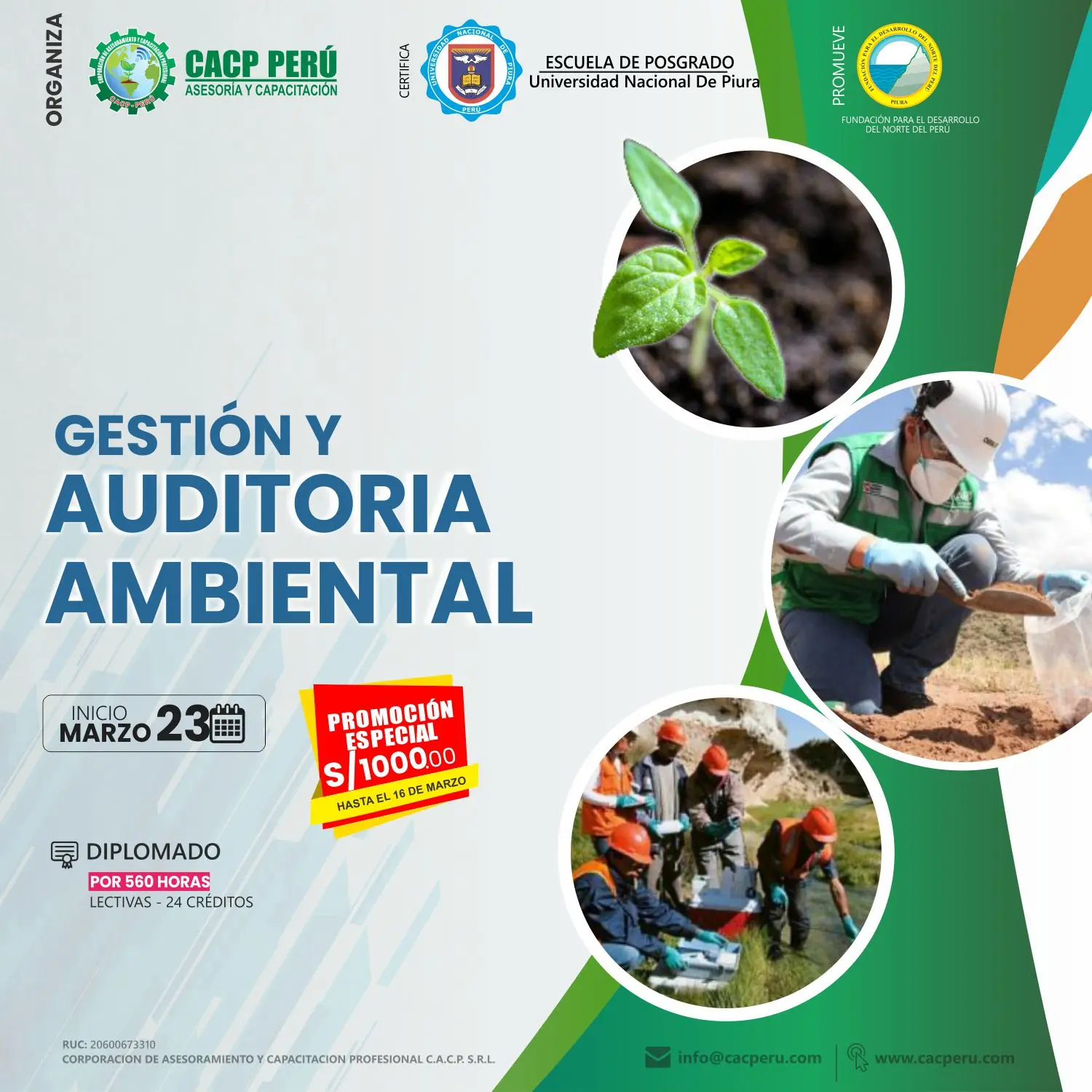 curso de auditoria ambienta gratis peru - Cuánto gana un auditor ambiental en Perú