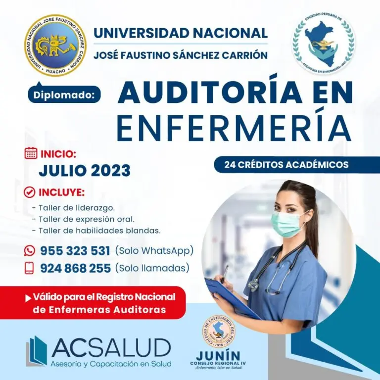 auditoria en enfermeria peru - Dónde estudiar auditoría en Perú