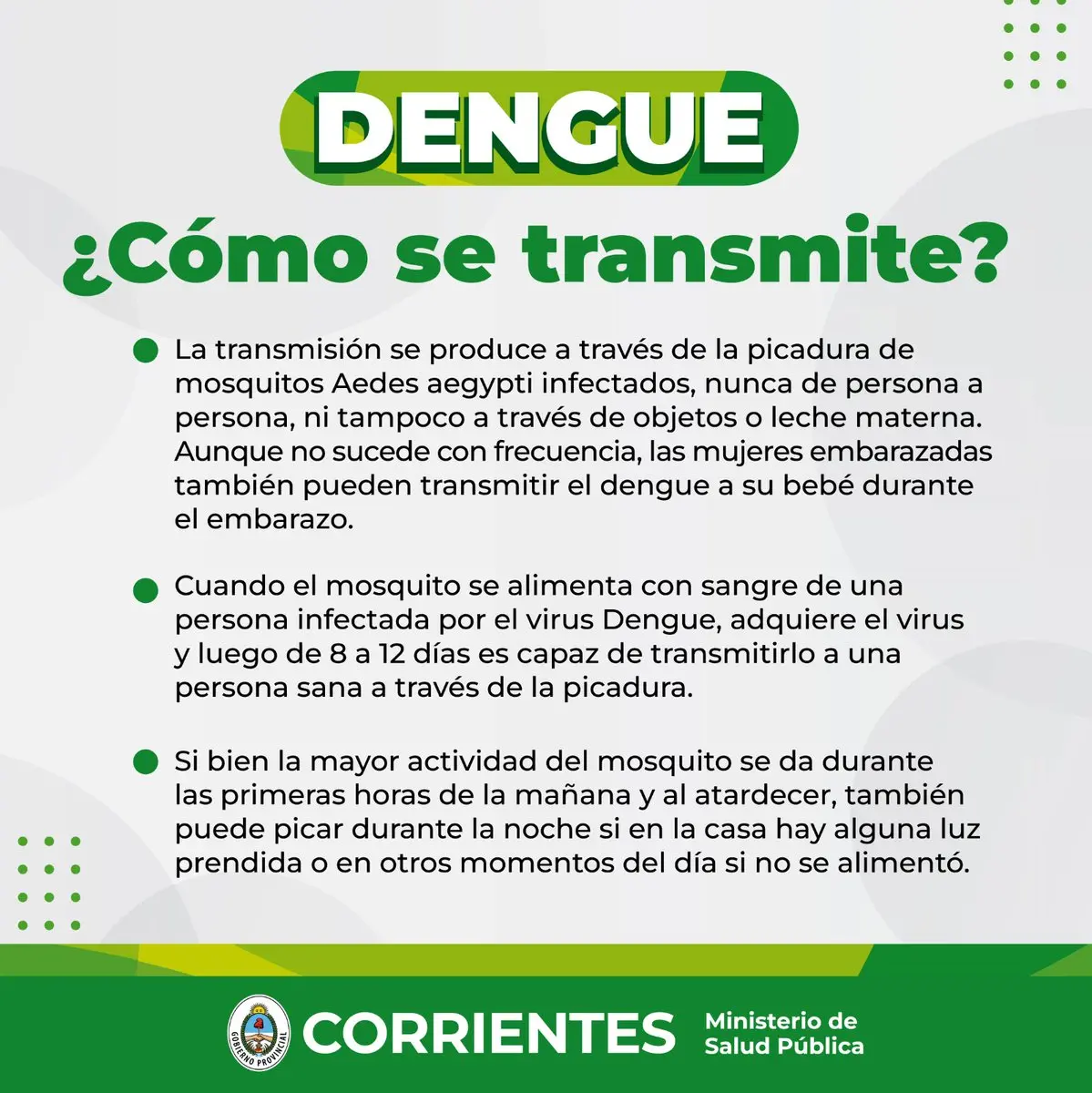 fiscalizacion sanitaria msp corrientes - Dónde se hacen testeos de dengue en Corrientes Capital