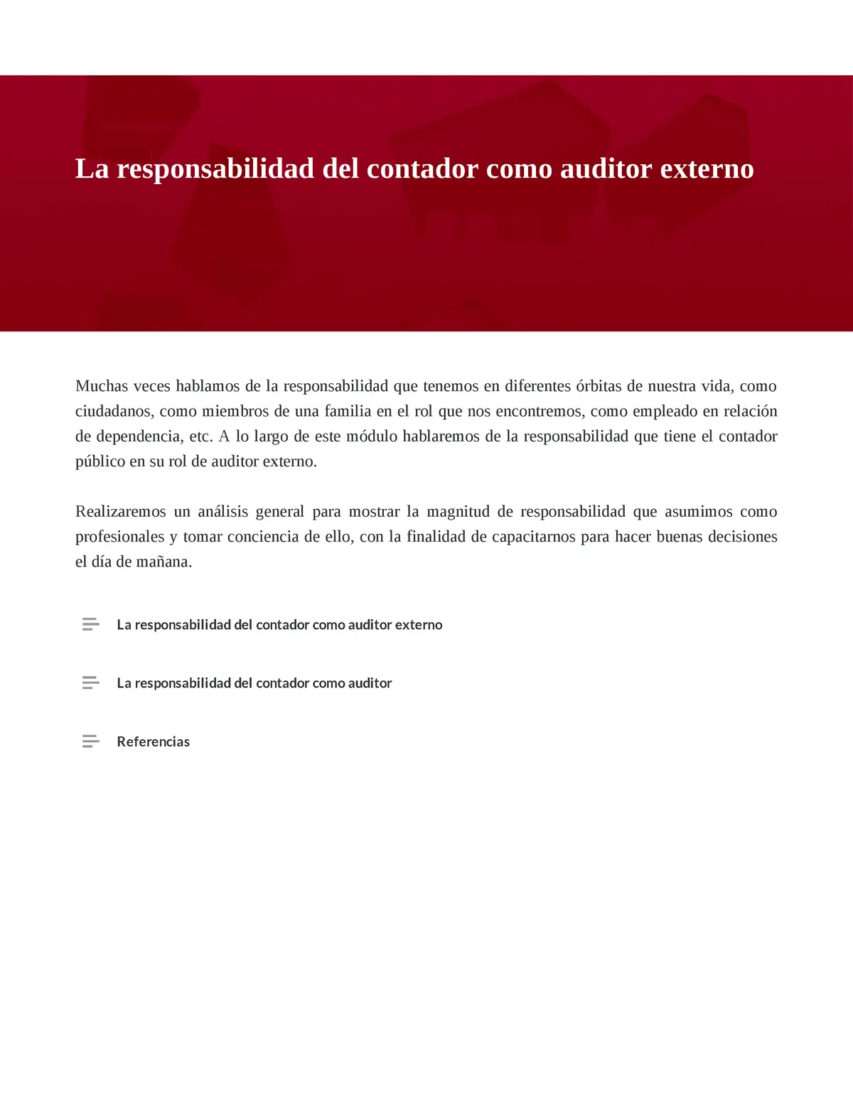 responsabilidades del contador como auditor externo - Qué debe hacer un contador externo