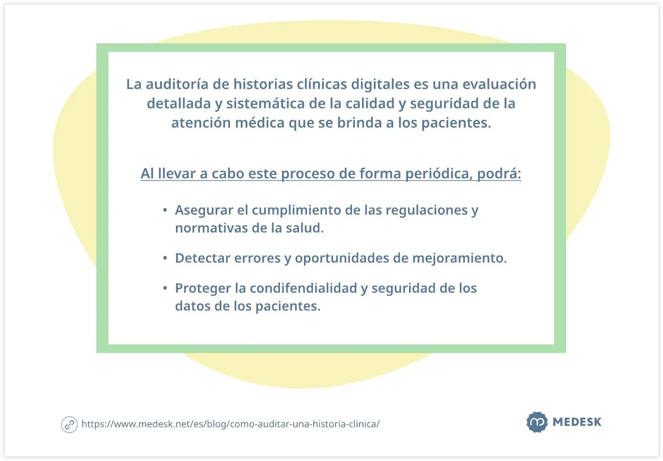 auditoria historia clinica informatizadaa - Qué dicta la ley 26529 acerca de la historia clínica