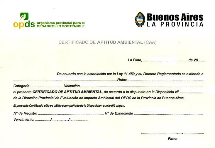 renovacion certificado de aptitud ambiental opds auditoria - Qué duración tiene el Certificado de Aptitud ambiental