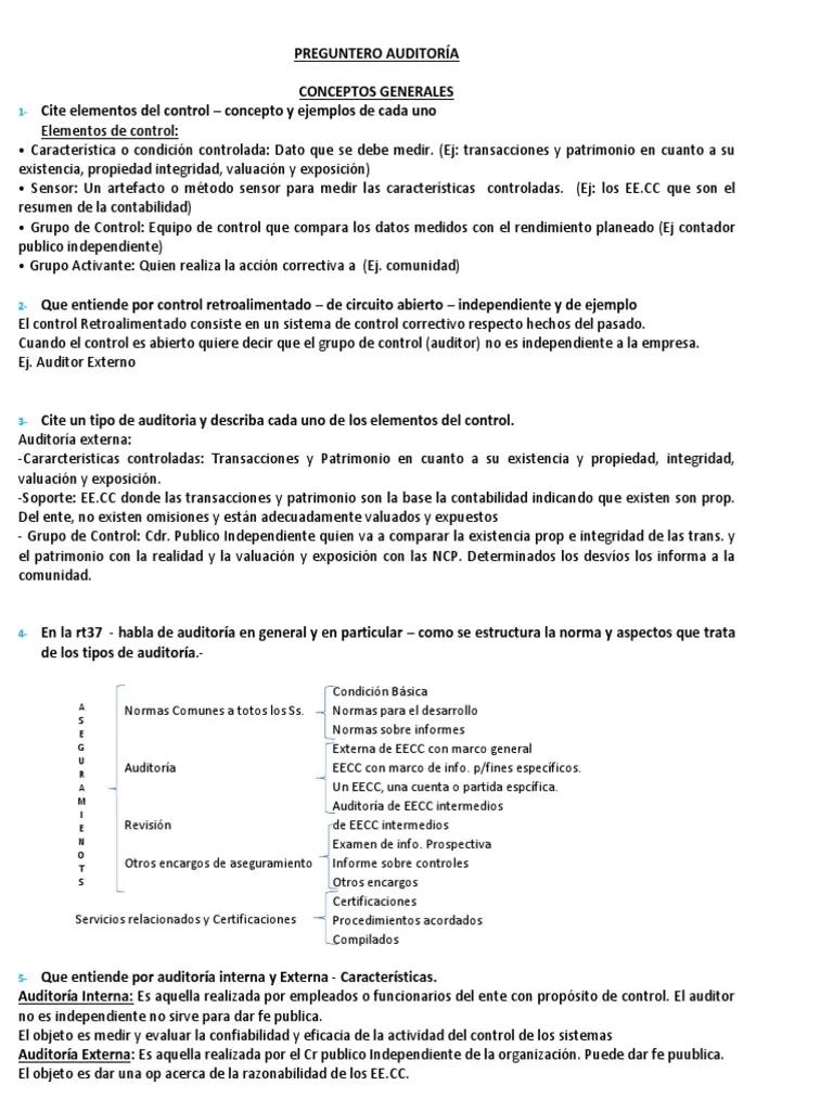 accion de auditoria sujeto sensor - Qué es el sujeto de auditoría