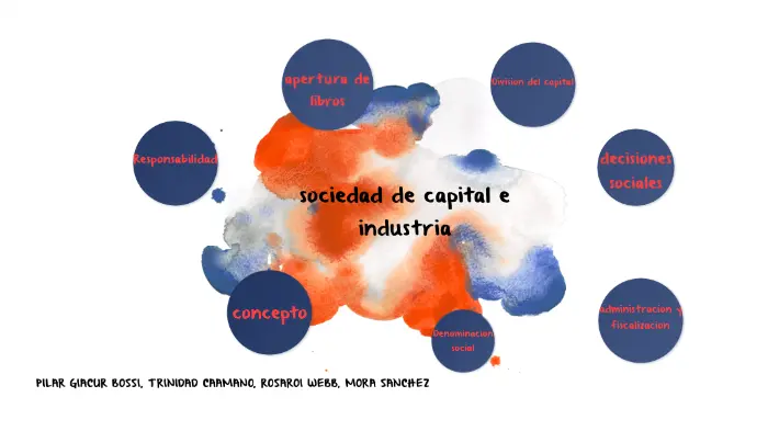 capital e industria administracion y fiscalizacion - Qué es la capital e industria