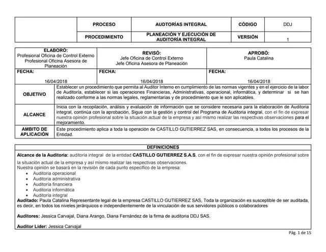 auditoria integral de finalizacion de obras - Qué es la finalización de la auditoría