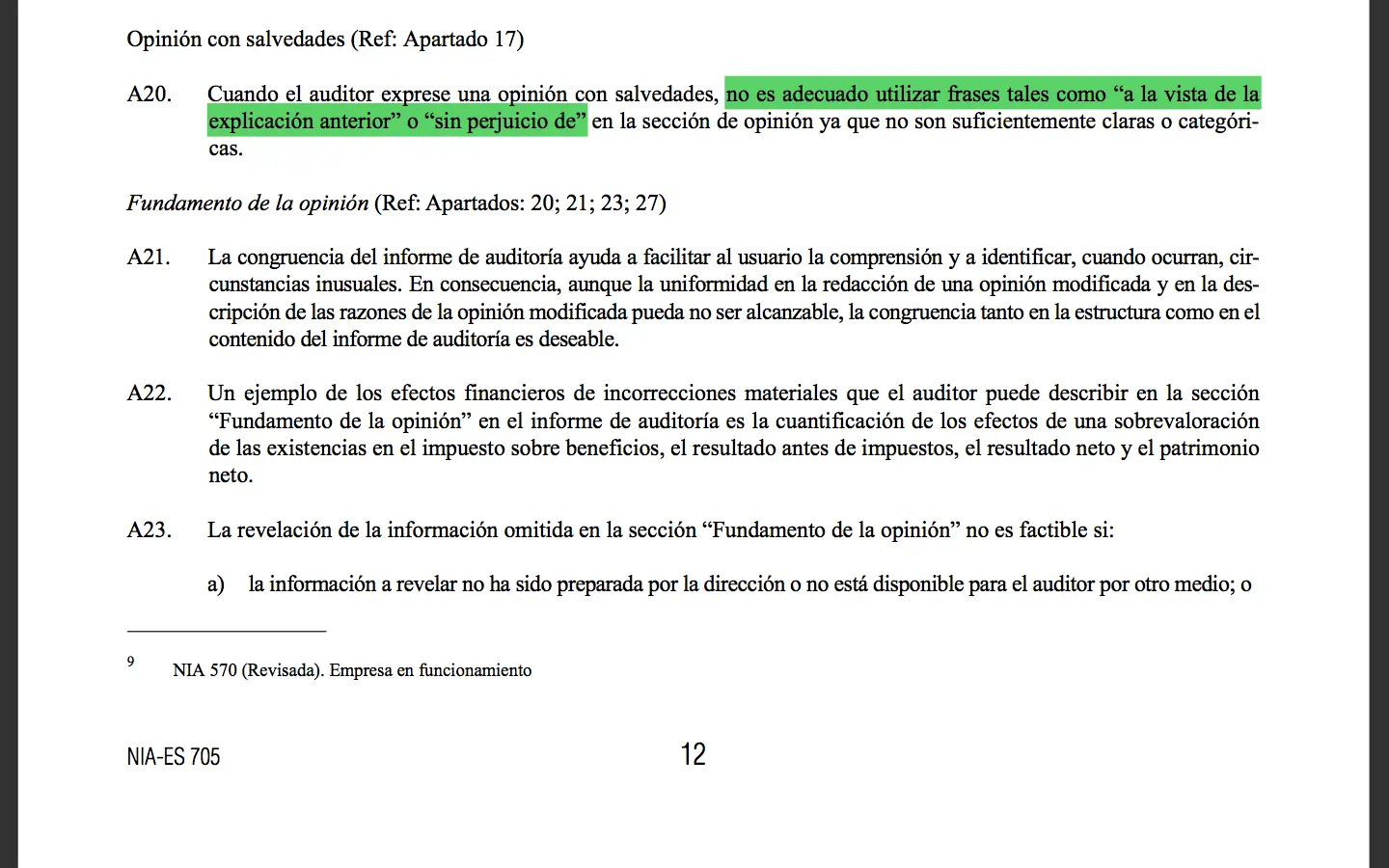 opinion desfavorable del auditor en un informe del auditor - Qué es la opinión desfavorable