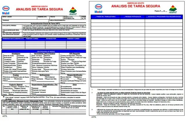 ats para tareas de auditoria en obra - Qué es un ATS ejemplo