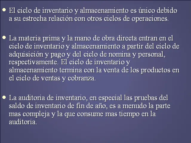 ciclo de inventarios auditoria - Qué es un ciclo de inventarios