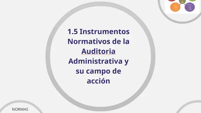 instrumentos normativos de la auditoria administrativa - Qué es un instrumento de carácter normativo