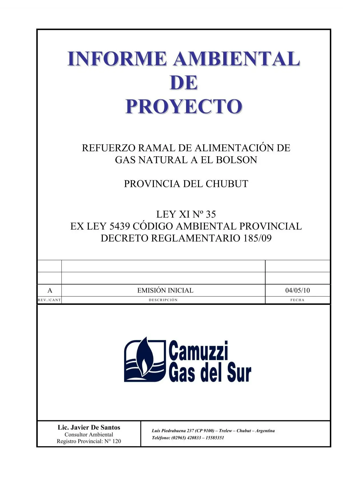 registor de auditor ambiental chubut - Qué es un registro ambiental