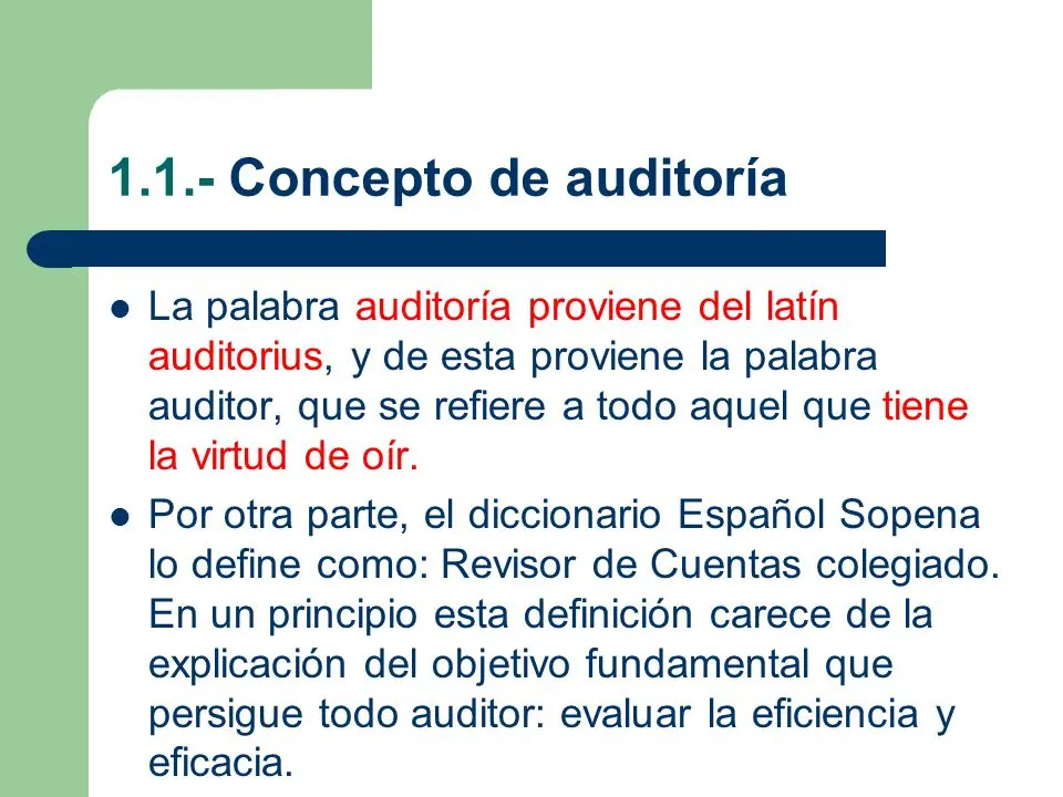 definicion de auditoria segun autores - Qué es una auditoría de calidad según autores