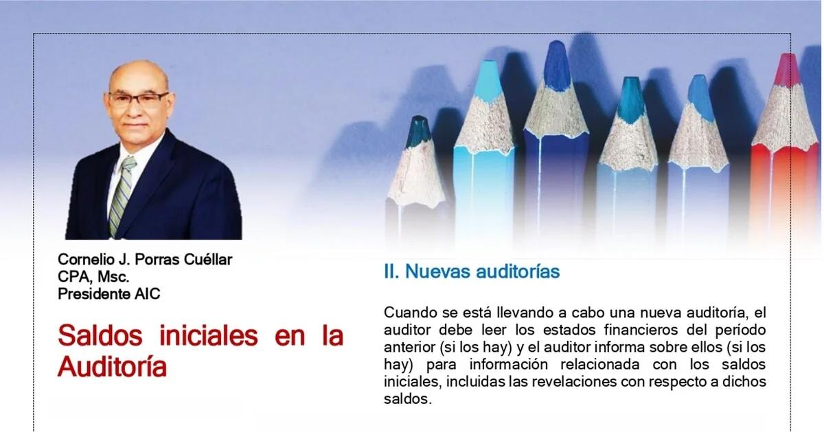 informe auditoria saldos iniciales - Qué establece la NIA 300 en cuanto a la revisión de saldos iniciales