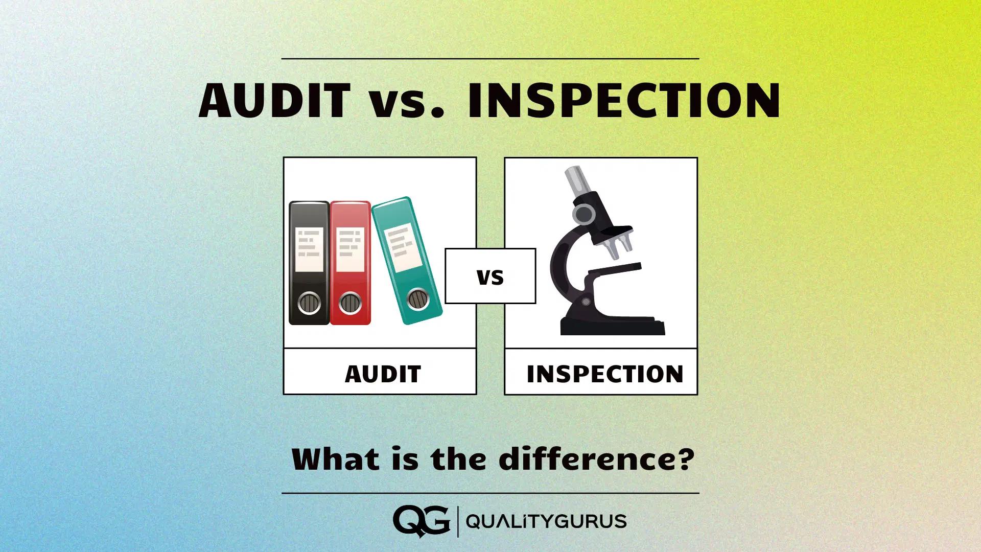 auditor vs inspector - Qué función hace un inspector