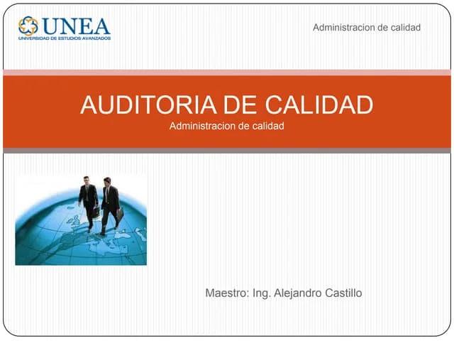 auditoria de calidad universidad - Qué hay que estudiar para trabajar en control de calidad