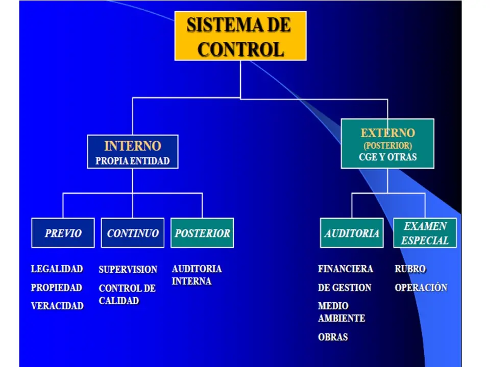 control externo auditoria - Qué mide el control externo