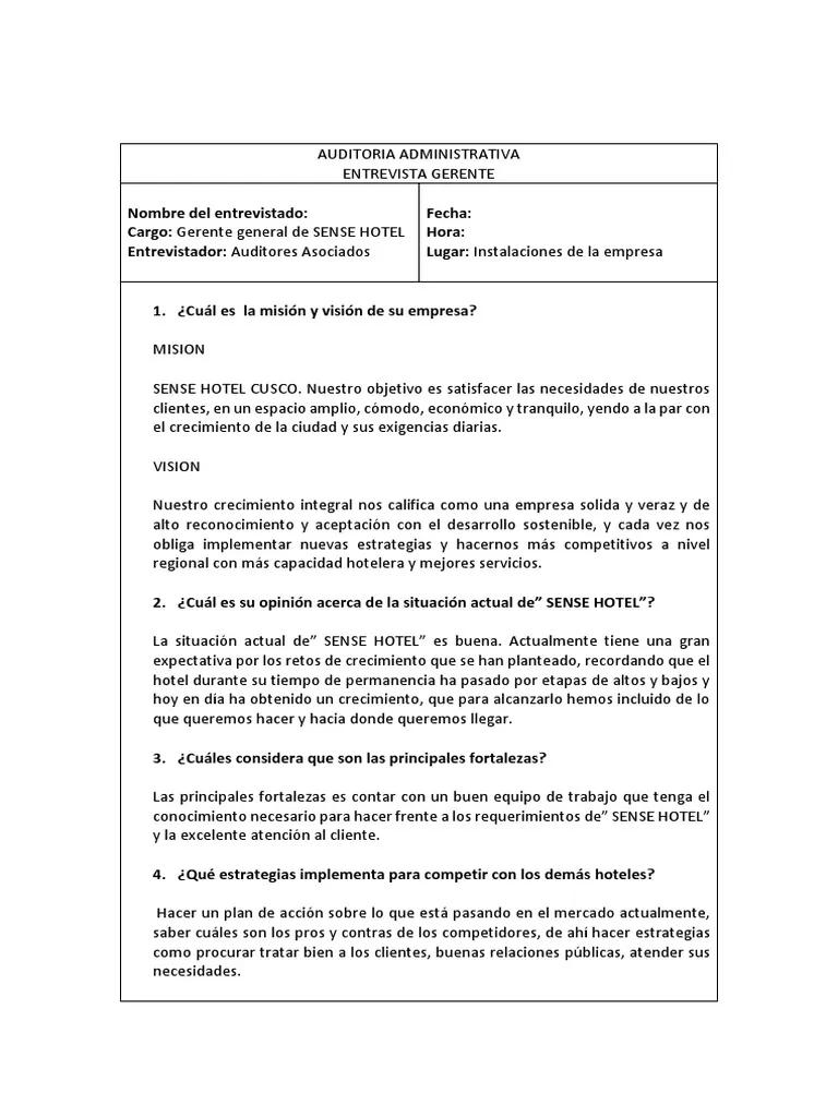 entrevista con un gerente de auditoria - Qué preguntas se hacen en una entrevista para un gerente