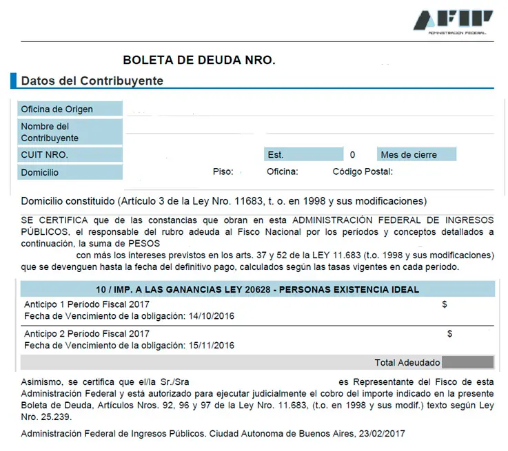 fiscalizacion afip bloqueo - Qué significa estar bloqueado en AFIP