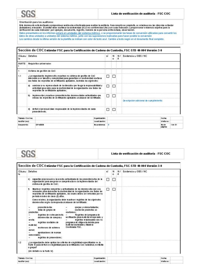 auditoria fsc - Qué son las normas FSC
