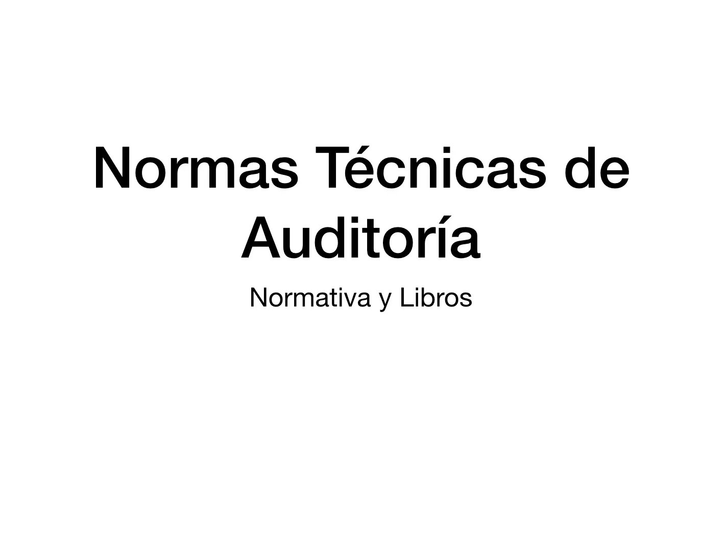 normas tecnicas de auditoria - Qué son las NTA auditoría