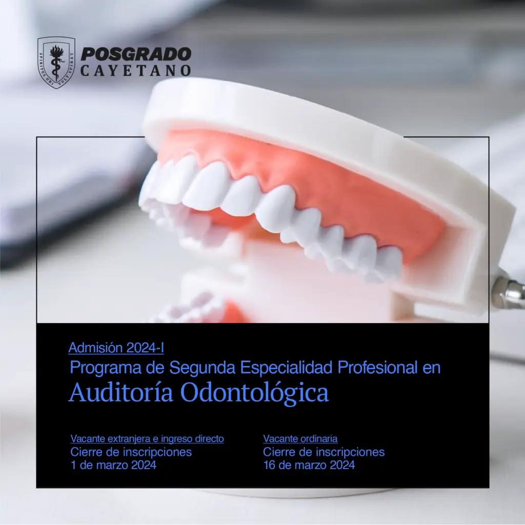 postgrado en auditoria odontologica - Qué tipo de estudios se hacen comúnmente en el área de odontología
