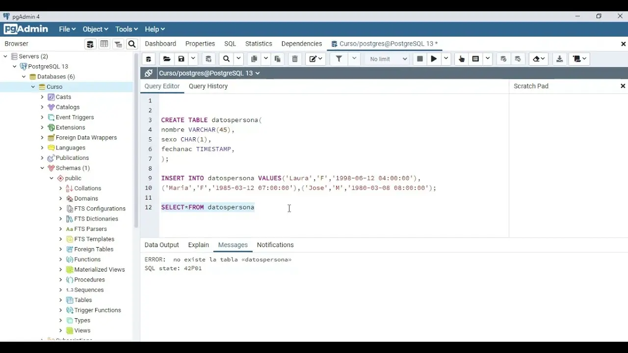 fecha y hora postgres auditoria tipo de dato que conviene - Qué tipos de datos acepta la aplicación PostgreSQL