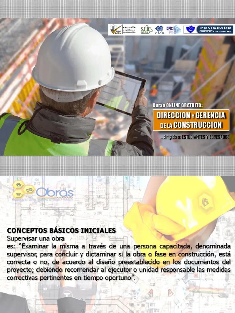 direccion general de fiscalizacion y control de obras telefono - Quién supervisa las obras de construcción