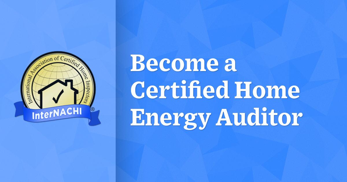 home energy auditor training - What are the four parts of an energy audit