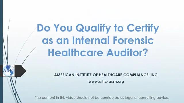 certified healthcare auditor - What is CPMA certification
