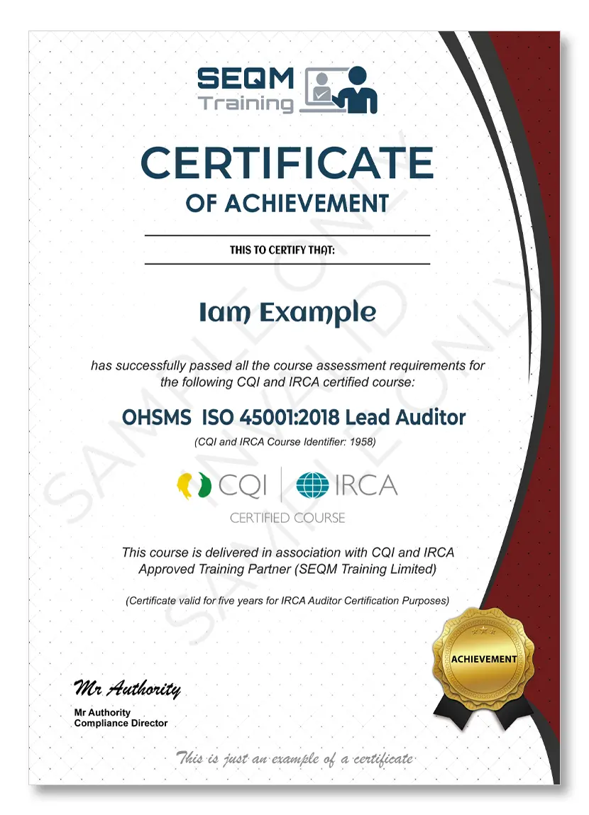 health and safety auditor course - What is ISO 45001 lead auditor course