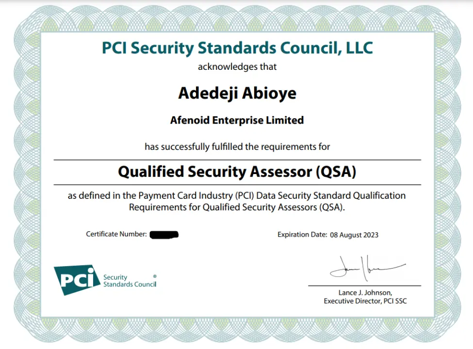 pci auditor certification - What is the PCI certification