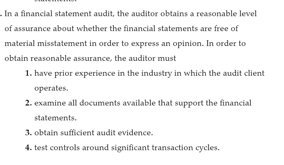 in a financial statement audit the auditor - Where is the audit report in financial statements